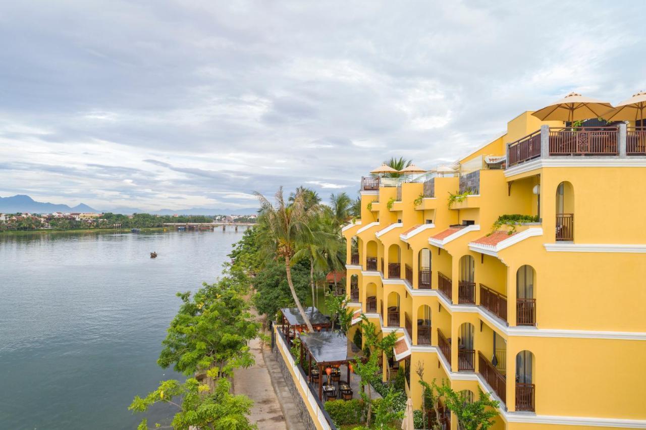 ลิตเติล ริเวอร์ไซด์ . อะ ลักชัวรี โฮเต็ล แอนด์ สปา Hotel ฮอยอัน ภายนอก รูปภาพ The hotel's riverfront