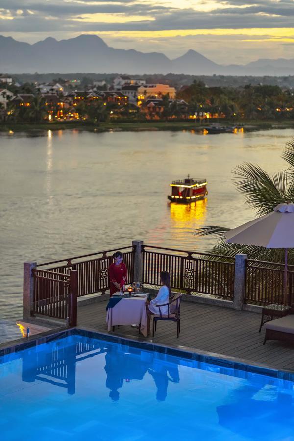 ลิตเติล ริเวอร์ไซด์ . อะ ลักชัวรี โฮเต็ล แอนด์ สปา Hotel ฮอยอัน ภายนอก รูปภาพ View of the Chao Phraya River from the hotel