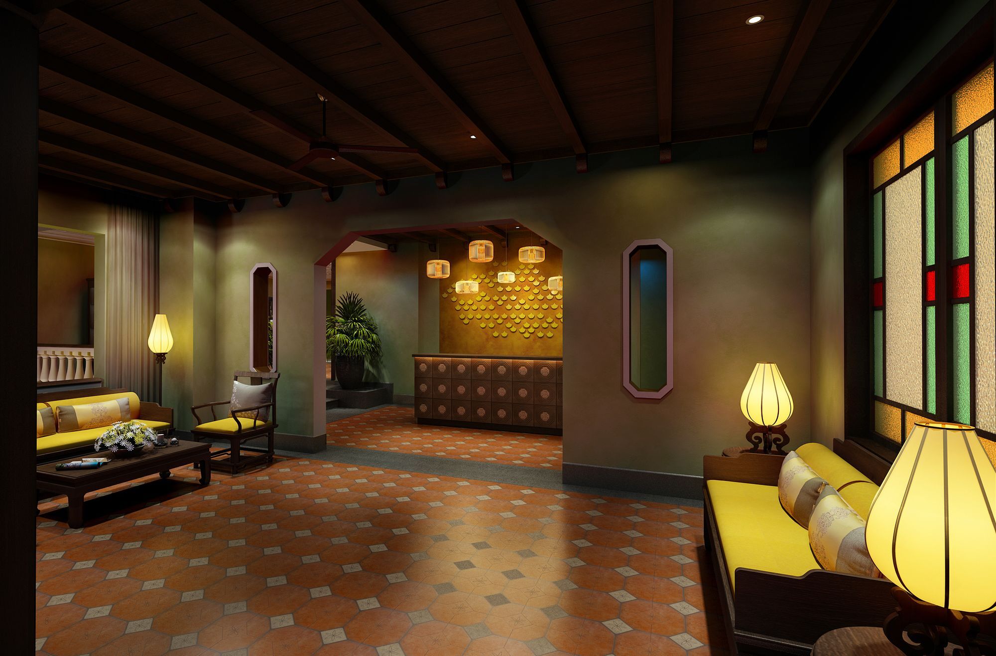 ลิตเติล ริเวอร์ไซด์ . อะ ลักชัวรี โฮเต็ล แอนด์ สปา Hotel ฮอยอัน ภายนอก รูปภาพ Interior of a Thai spa
